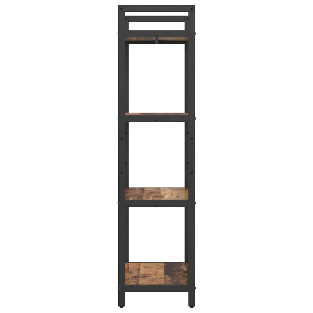 Produktbild för Hyllsystem Gammalt trä 56 x 34 x 133,5 cm Konstruerat trä