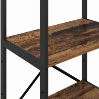Produktbild för Hyllsystem Gammalt trä 56 x 34 x 133,5 cm Konstruerat trä