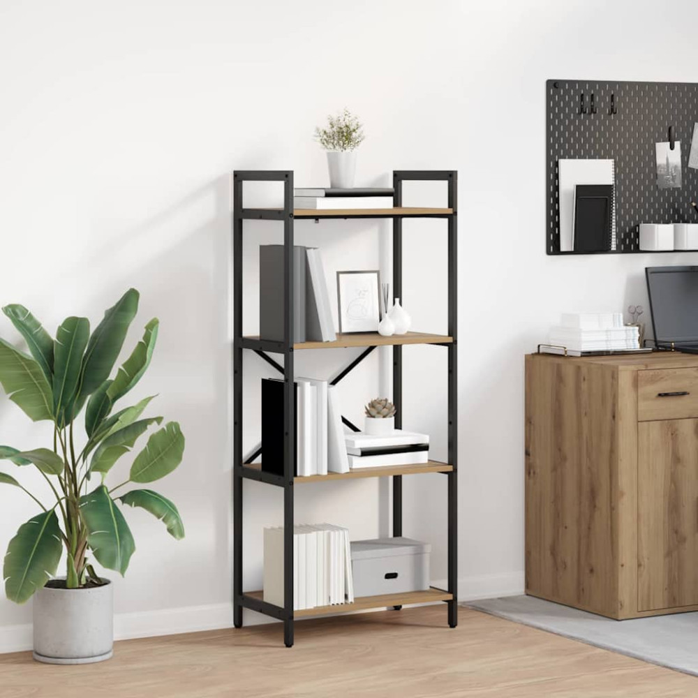 Produktbild för Hyllsystem Artisan Ek 56 x 34 x 133,5 cm Konstruerat trä