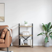 Produktbild för Hyllsystem Sonoma-ek 56 x 34 x 96 cm Konstruerat trä