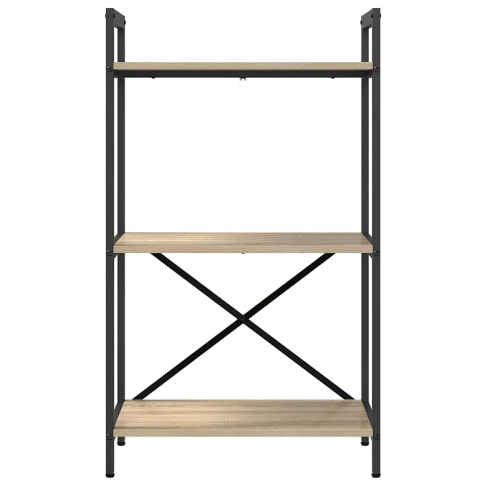 Produktbild för Hyllsystem Sonoma-ek 56 x 34 x 96 cm Konstruerat trä