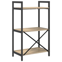 Produktbild för Hyllsystem Sonoma-ek 56 x 34 x 96 cm Konstruerat trä