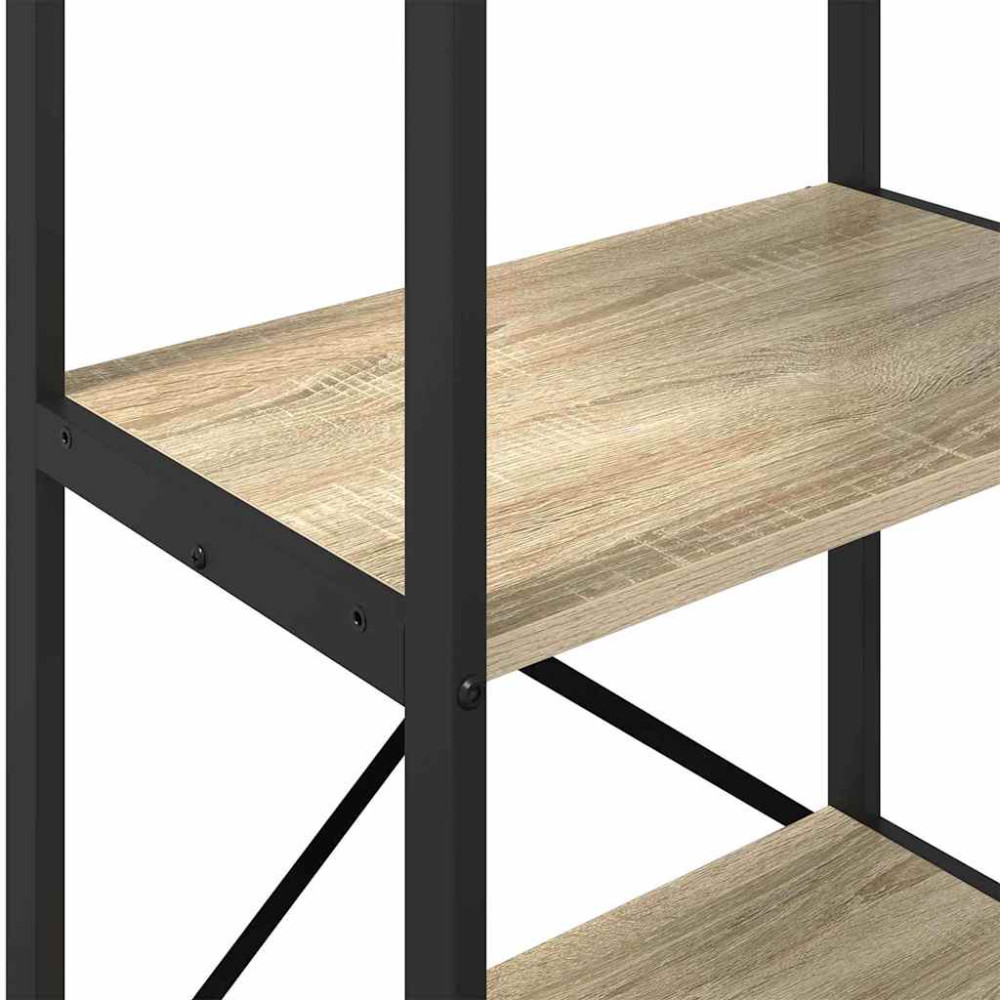 Produktbild för Hyllsystem Sonoma-ek 56 x 34 x 96 cm Konstruerat trä