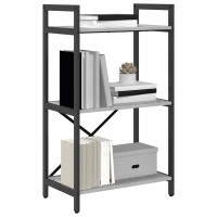 Produktbild för Hyllsystem Grå Sonoma 56 x 34 x 96 cm Konstruerat trä