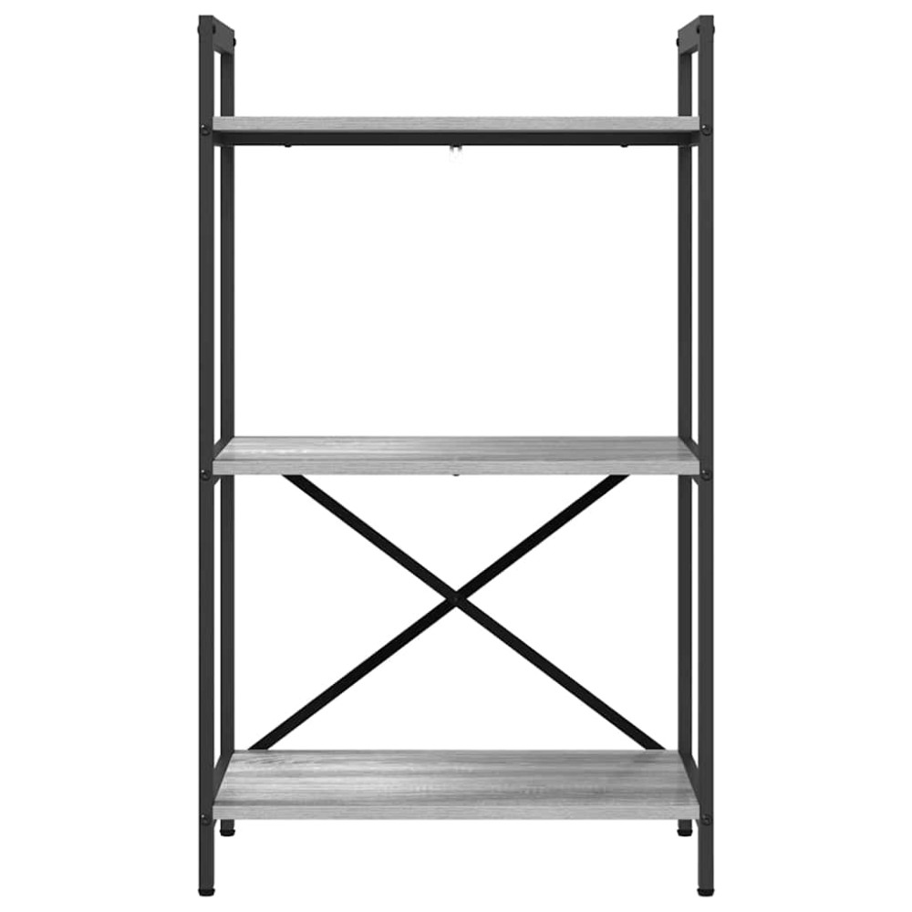 Produktbild för Hyllsystem Grå Sonoma 56 x 34 x 96 cm Konstruerat trä