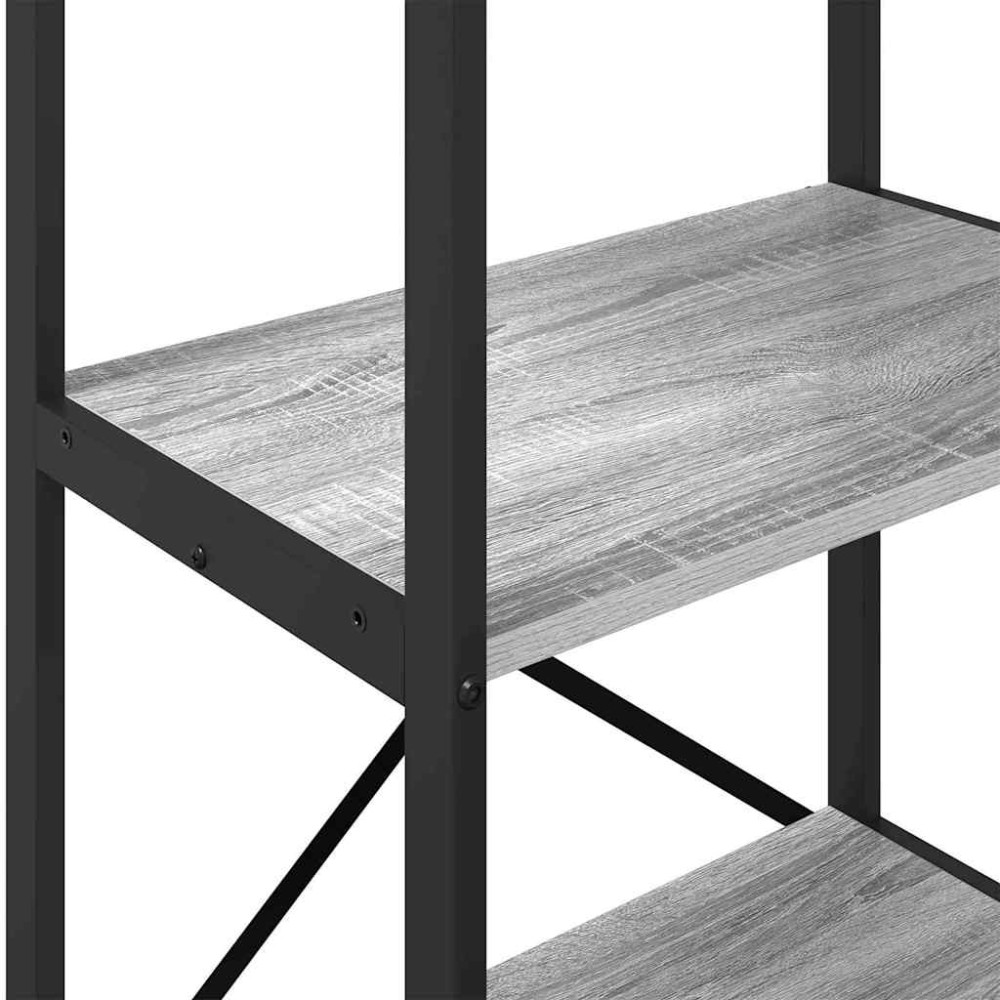 Produktbild för Hyllsystem Grå Sonoma 56 x 34 x 96 cm Konstruerat trä
