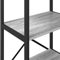 Produktbild för Hyllsystem Grå Sonoma 56 x 34 x 96 cm Konstruerat trä