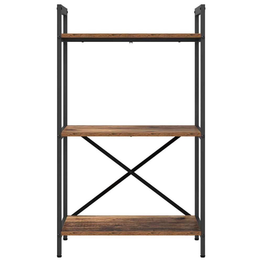 Produktbild för Hyllsystem Gammalt trä 56 x 34 x 96 cm Konstruerat trä