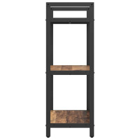 Produktbild för Hyllsystem Gammalt trä 56 x 34 x 96 cm Konstruerat trä