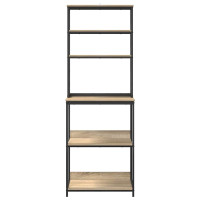 Produktbild för Köks hylla Sonoma-ek 60 x 40 x 168 cm Konstruerat trä