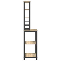 Produktbild för Köks hylla Sonoma-ek 60 x 40 x 168 cm Konstruerat trä