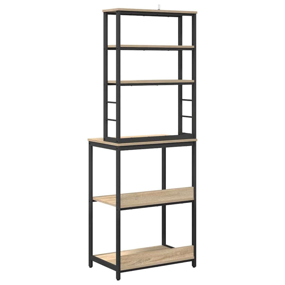 Produktbild för Köks hylla Sonoma-ek 60 x 40 x 168 cm Konstruerat trä
