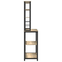 Produktbild för Köks hylla Sonoma-ek 80 x 40 x 168 cm Konstruerat trä