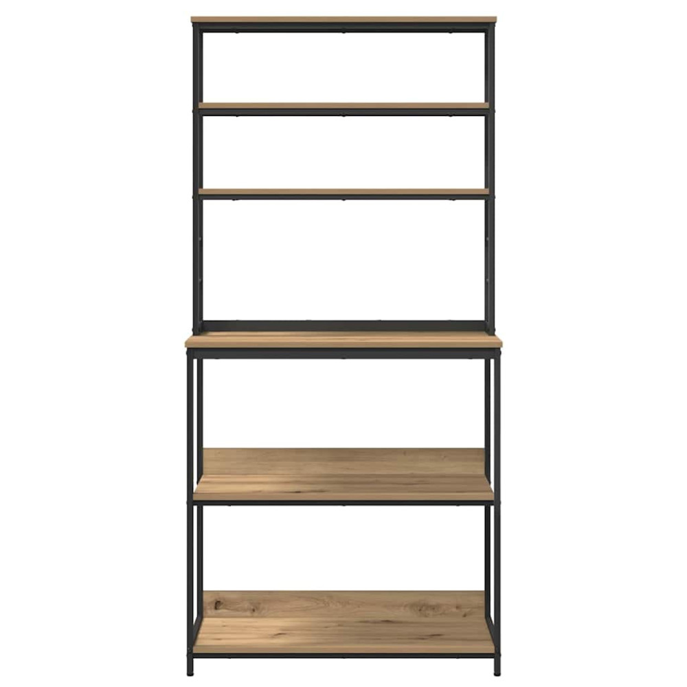Produktbild för Köks hylla Artisan Ek 80 x 40 x 168 cm Konstruerat trä