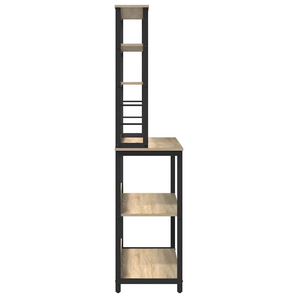 Produktbild för Köks hylla Sonoma-ek 100 x 40 x 168 cm Konstruerat trä