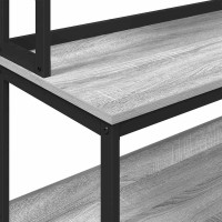 Produktbild för Köks hylla Grå Sonoma 100 x 40 x 168 cm Konstruerat trä