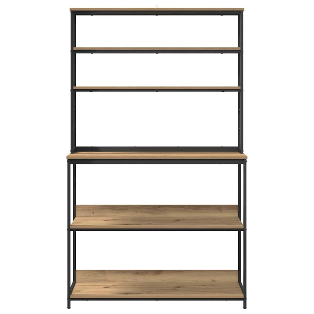 Produktbild för Köks hylla Artisan Ek 100 x 40 x 168 cm Konstruerat trä