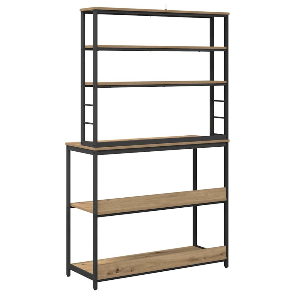 Produktbild för Köks hylla Artisan Ek 100 x 40 x 168 cm Konstruerat trä