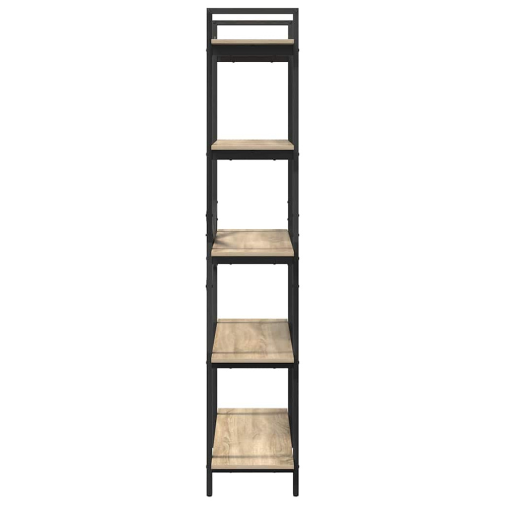 Produktbild för Hyllsystem Sonoma-ek 100 x 33,5 x 178 cm Konstruerat trä