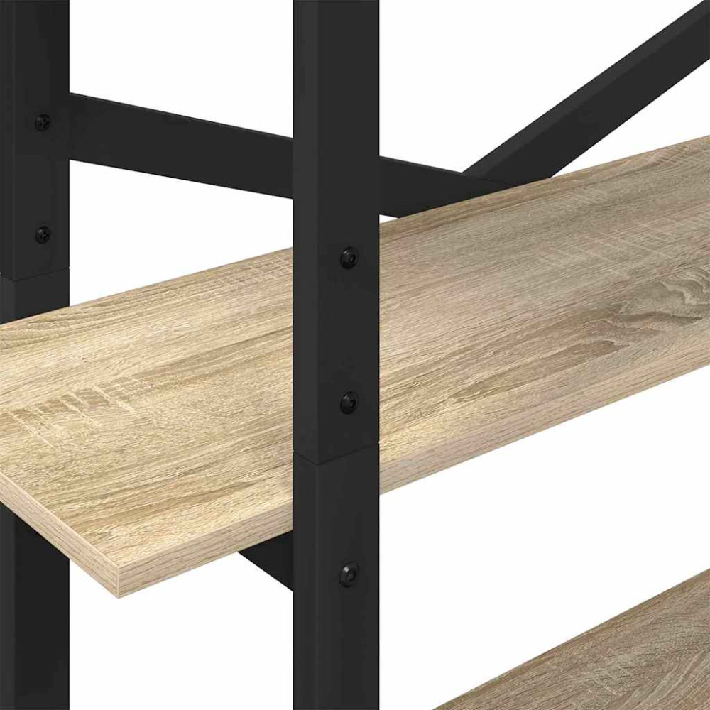 Produktbild för Hyllsystem Sonoma-ek 100 x 33,5 x 178 cm Konstruerat trä
