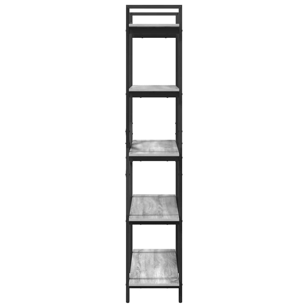 Produktbild för Hyllsystem Grå Sonoma 100 x 33,5 x 178 cm Konstruerat trä