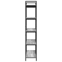 Produktbild för Hyllsystem Grå Sonoma 100 x 33,5 x 178 cm Konstruerat trä