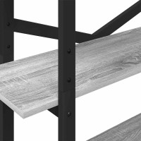 Produktbild för Hyllsystem Grå Sonoma 100 x 33,5 x 178 cm Konstruerat trä