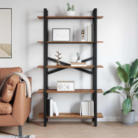 Produktbild för Hyllsystem Gammalt trä 100 x 33,5 x 178 cm Konstruerat trä