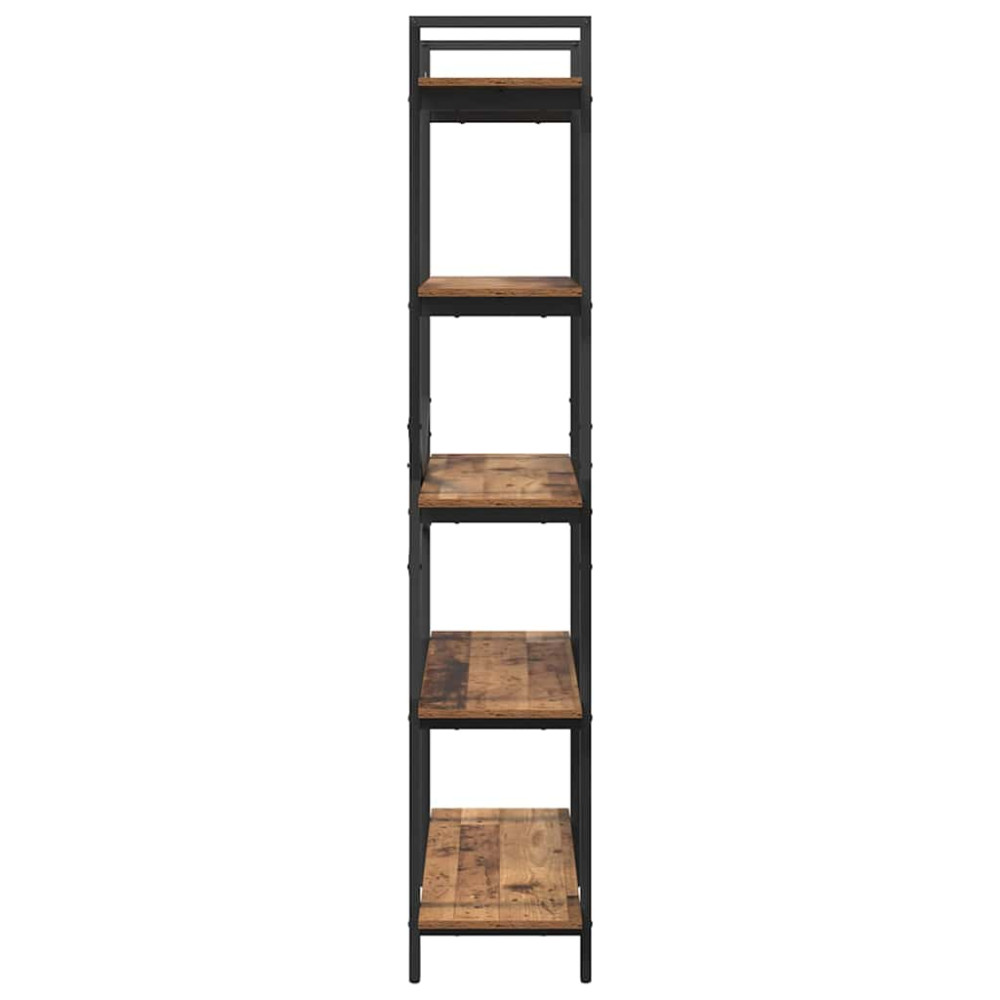 Produktbild för Hyllsystem Gammalt trä 100 x 33,5 x 178 cm Konstruerat trä