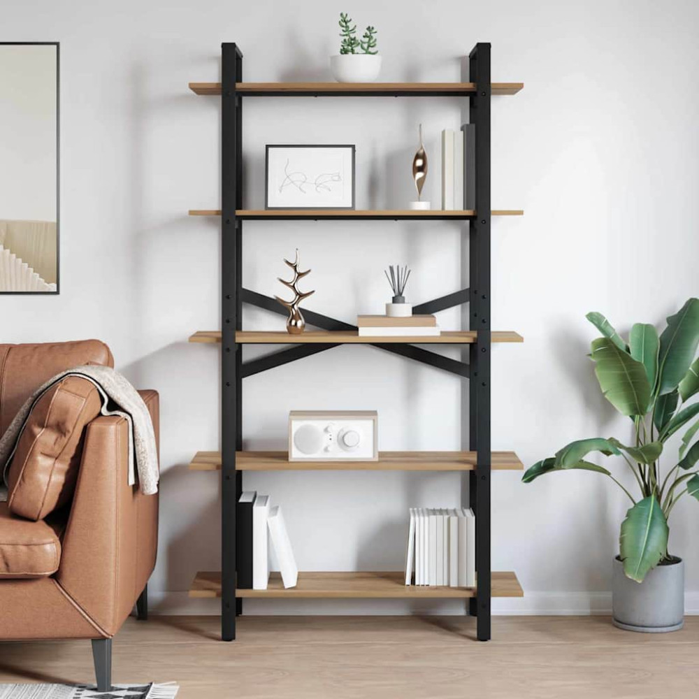 Produktbild för Hyllsystem Artisan Ek 100 x 33,5 x 178 cm Konstruerat trä