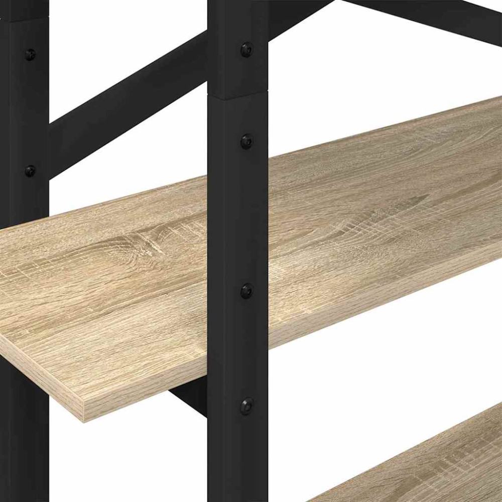 Produktbild för Hyllsystem Sonoma-ek 100 x 33,5 x 140 cm Konstruerat trä