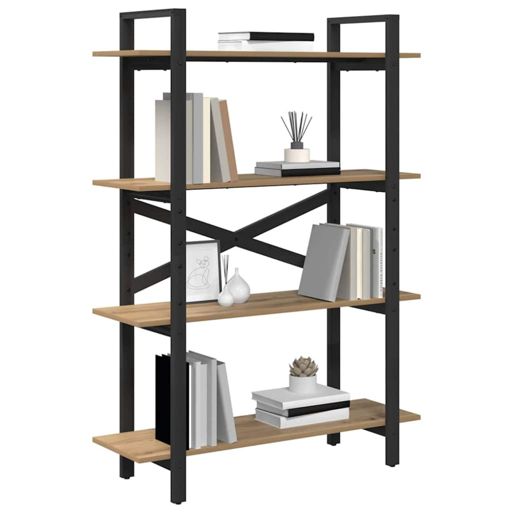 Produktbild för Hyllsystem Artisan Ek 100 x 33,5 x 140 cm Konstruerat trä