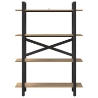 Produktbild för Hyllsystem Artisan Ek 100 x 33,5 x 140 cm Konstruerat trä