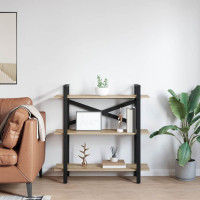 Produktbild för Hyllsystem Sonoma-ek 100 x 33,5 x 102 cm Konstruerat trä