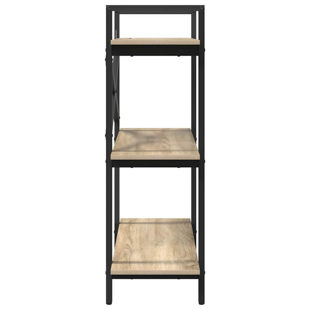Produktbild för Hyllsystem Sonoma-ek 100 x 33,5 x 102 cm Konstruerat trä