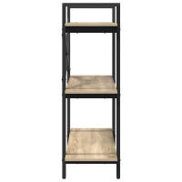 Produktbild för Hyllsystem Sonoma-ek 100 x 33,5 x 102 cm Konstruerat trä