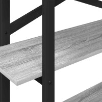 Produktbild för Hyllsystem Grå Sonoma 100 x 33,5 x 102 cm Konstruerat trä