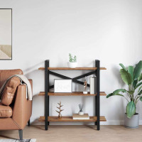 Produktbild för Hyllsystem Gammalt trä 100 x 33,5 x 102 cm Konstruerat trä