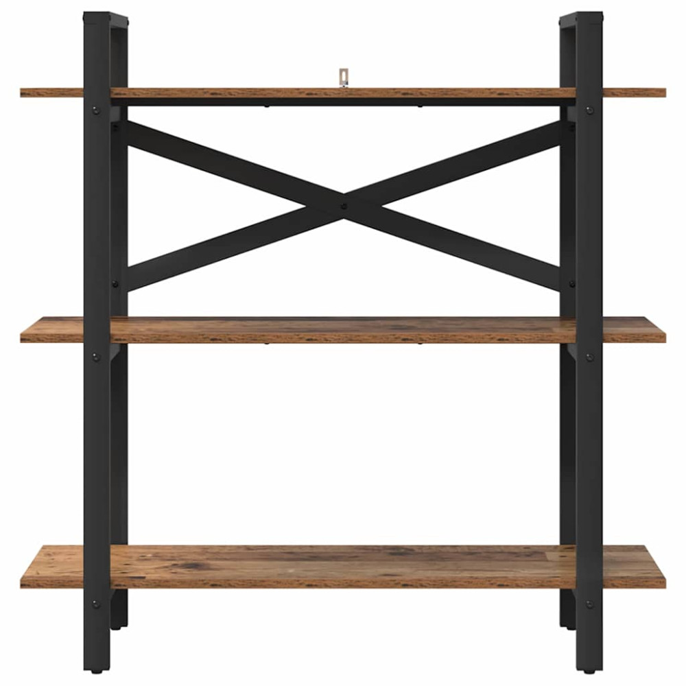 Produktbild för Hyllsystem Gammalt trä 100 x 33,5 x 102 cm Konstruerat trä