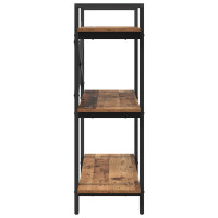 Produktbild för Hyllsystem Gammalt trä 100 x 33,5 x 102 cm Konstruerat trä