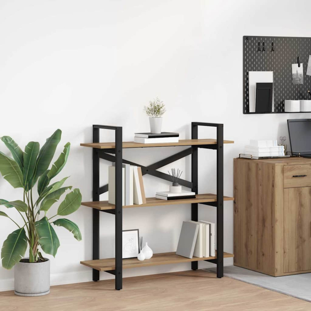 Produktbild för Hyllsystem Artisan Ek 100 x 33,5 x 102 cm Konstruerat trä