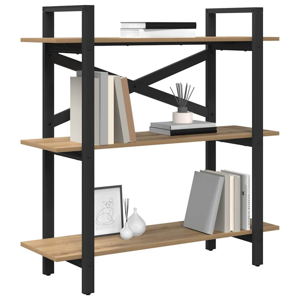 Produktbild för Hyllsystem Artisan Ek 100 x 33,5 x 102 cm Konstruerat trä