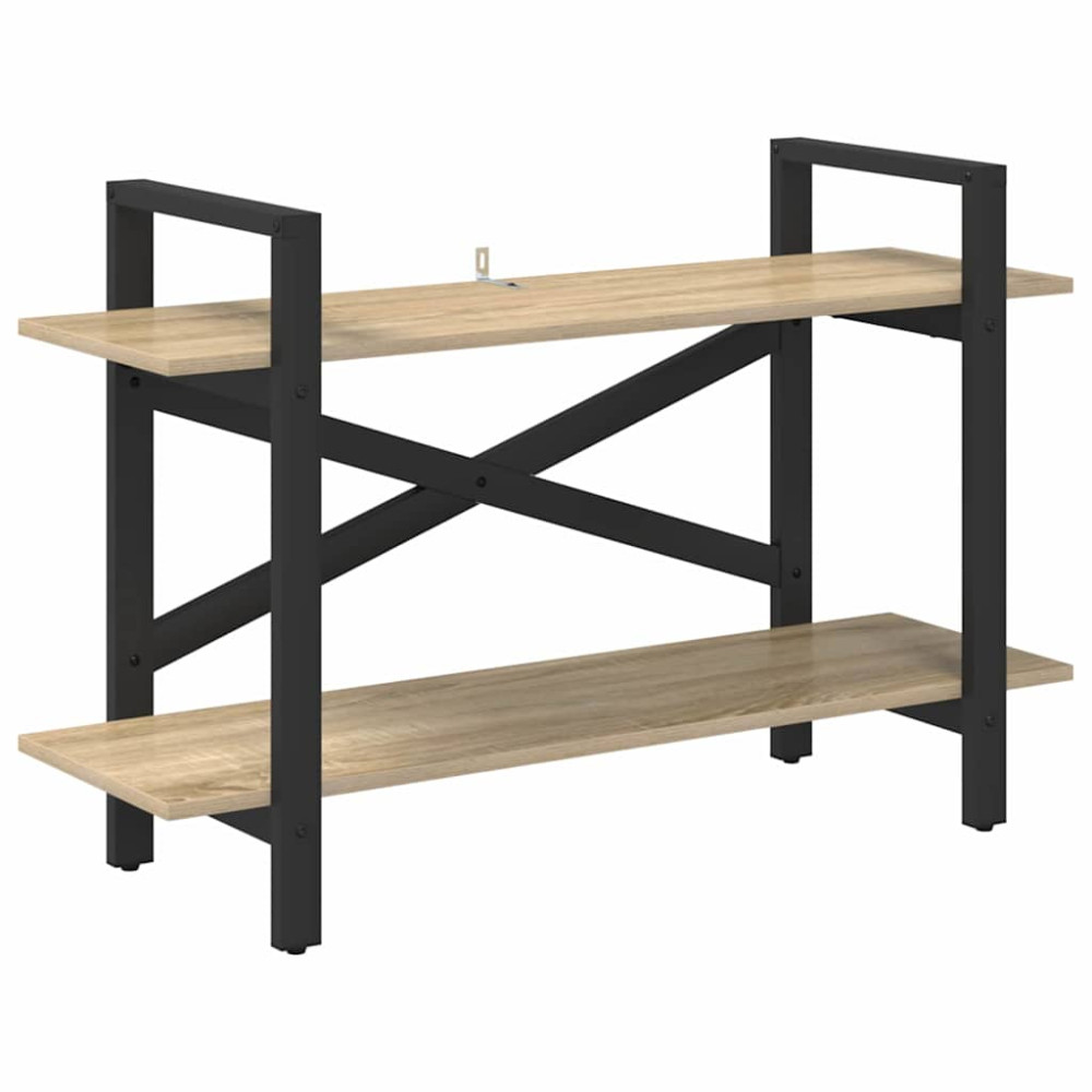 Produktbild för Hyllsystem Sonoma-ek 100 x 33,5 x 64 cm Konstruerat trä