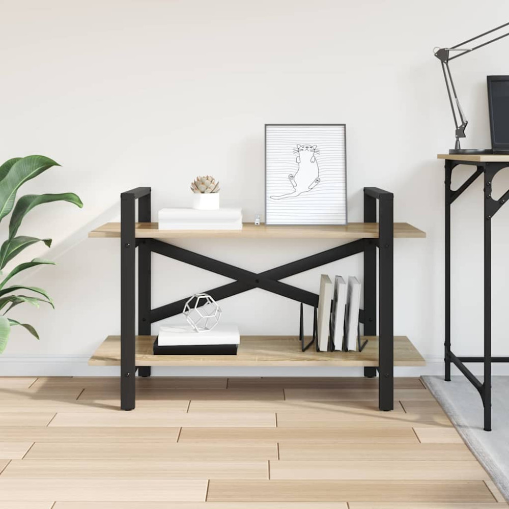 Produktbild för Hyllsystem Sonoma-ek 100 x 33,5 x 64 cm Konstruerat trä