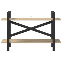 Produktbild för Hyllsystem Sonoma-ek 100 x 33,5 x 64 cm Konstruerat trä
