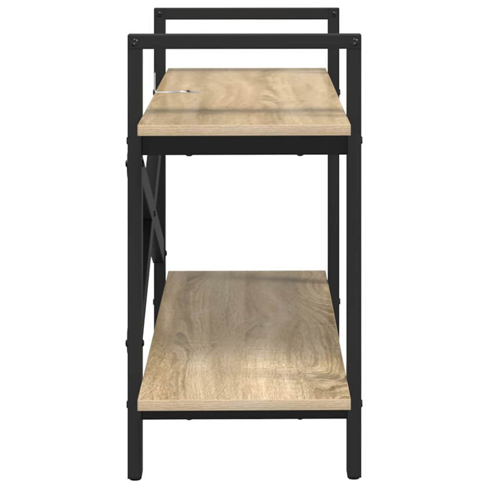 Produktbild för Hyllsystem Sonoma-ek 100 x 33,5 x 64 cm Konstruerat trä