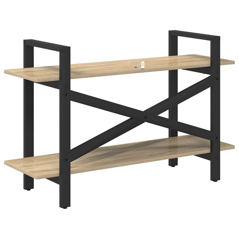 Produktbild för Hyllsystem Sonoma-ek 100 x 33,5 x 64 cm Konstruerat trä