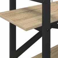Produktbild för Hyllsystem Sonoma-ek 100 x 33,5 x 64 cm Konstruerat trä