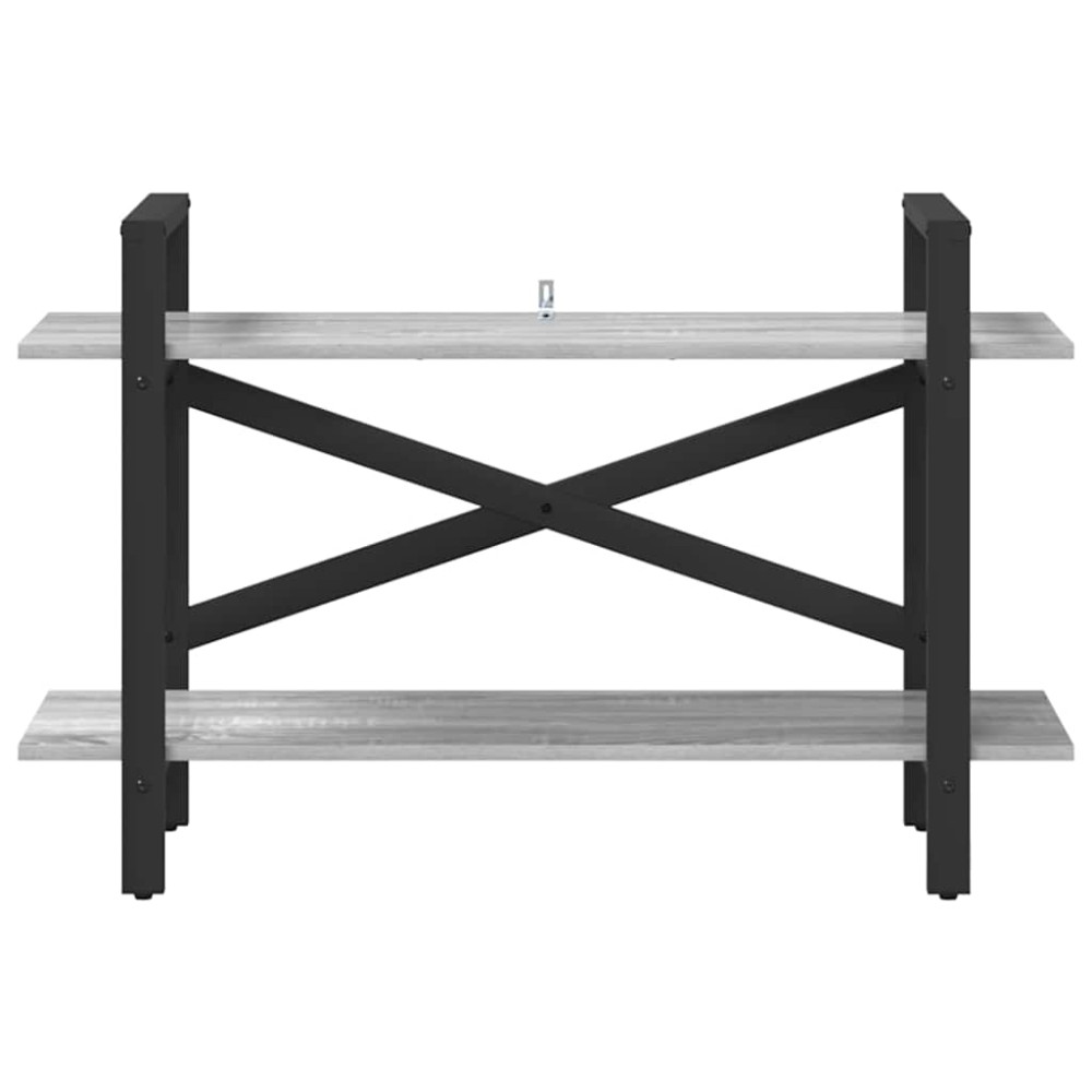 Produktbild för Hyllsystem Grå Sonoma 100 x 33,5 x 64 cm Konstruerat trä