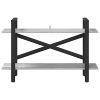 Produktbild för Hyllsystem Grå Sonoma 100 x 33,5 x 64 cm Konstruerat trä